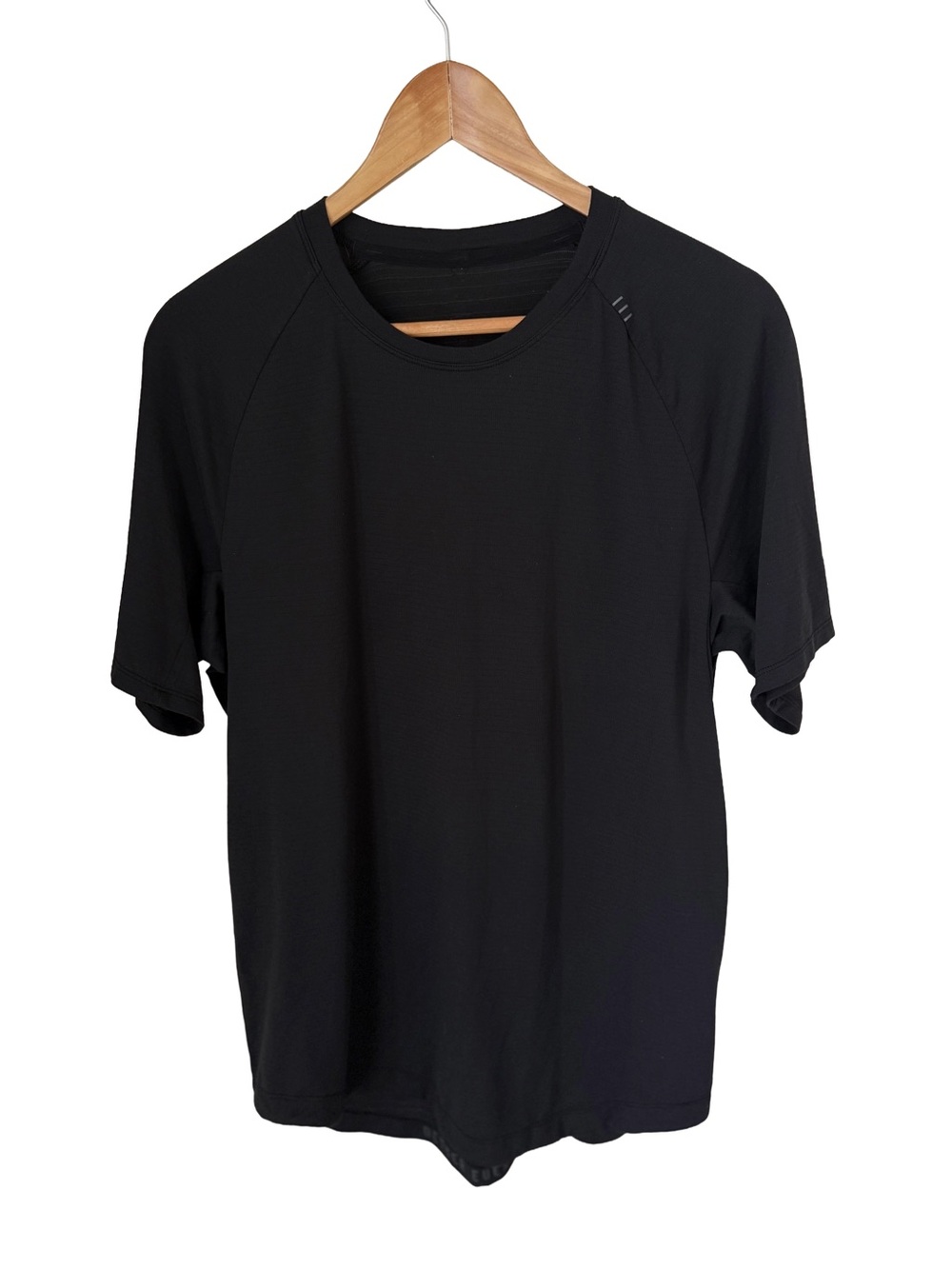 lululemon athletica Black Short-Sleeve Crewneck Tee